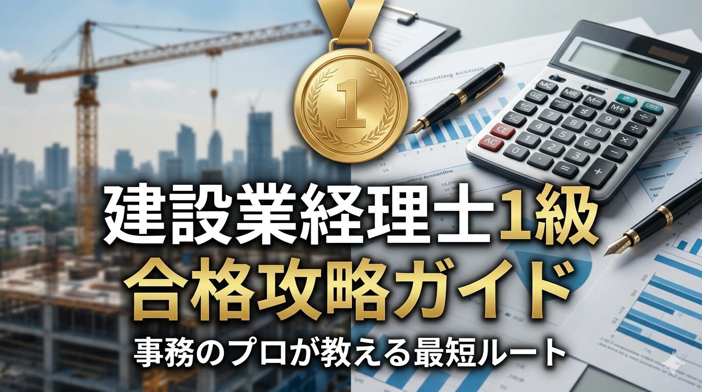 建設業経理士1級合格攻略ガイド｜事務のプロが教える最短ルート